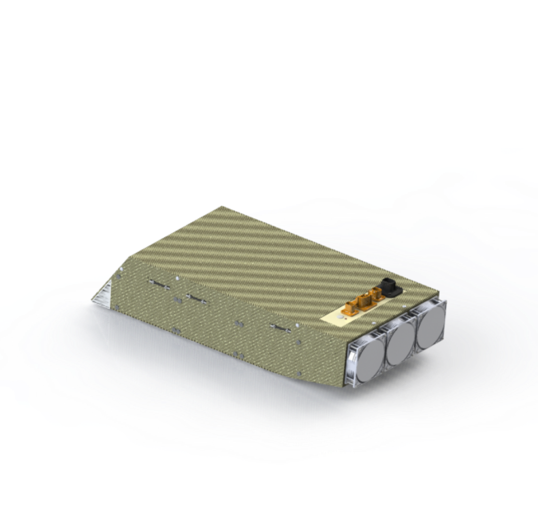 Rendering of a battery pack